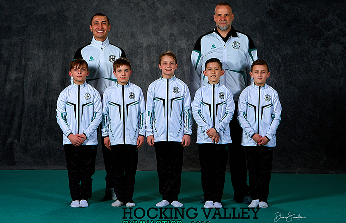 Boys Gymnastics Team Group Photo