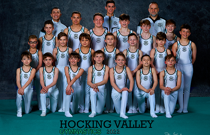 All Hocking Valley Boys Gymnastics Team Photo