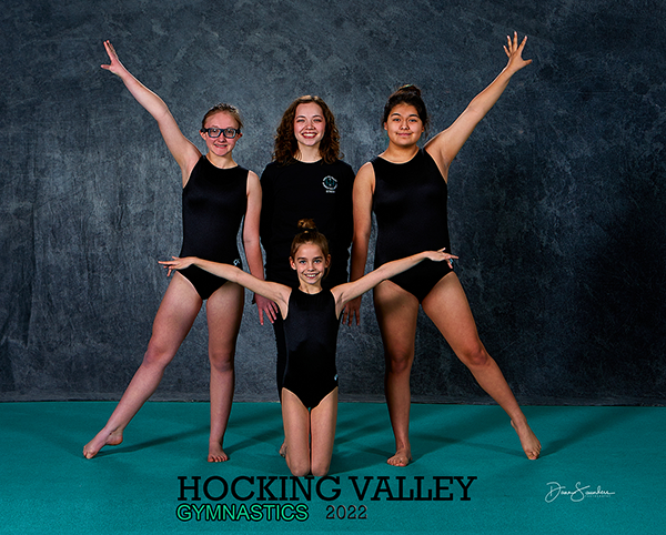 Young Adult Girls Gymnastics Team