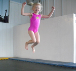 girl jumping
